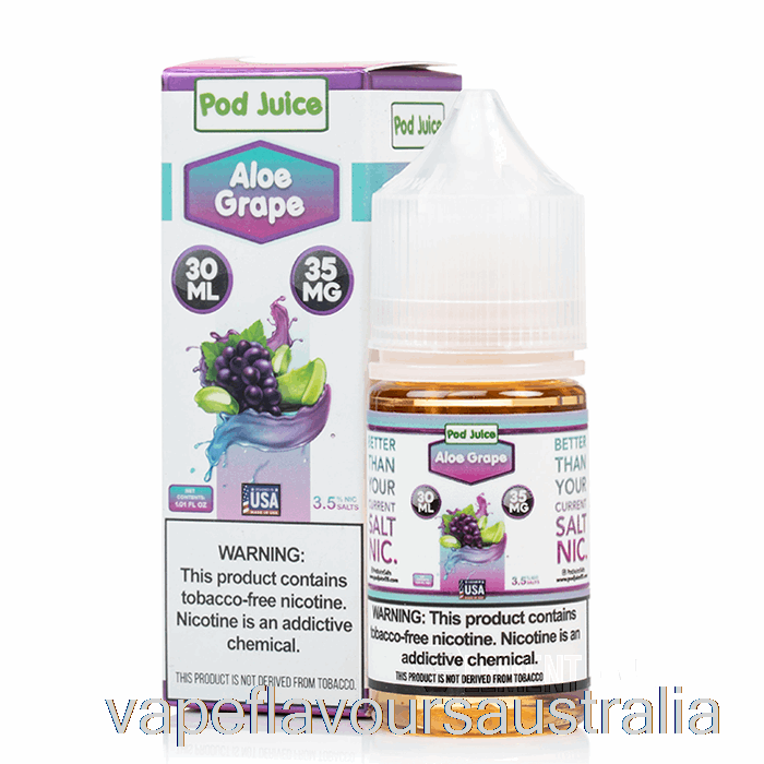 Vape Australia Aloe Grape - Pod Juice - 30mL 35mg